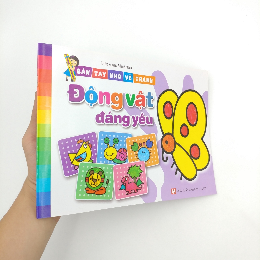Sách - Bàn Tay Nhỏ Vẽ Tranh - Động Vật Đáng Yêu