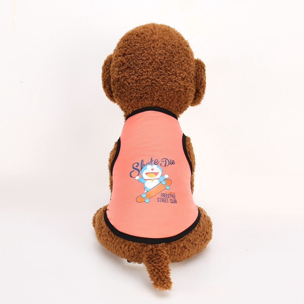 Áo Thun Cổ TròN In HoạT HìNh Cho Thú Cưng