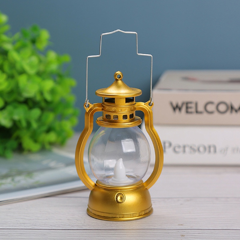 Đèn lồng bóng LED bằng nhựa sử dụng pin phong cách cổ điển trang trí nhà