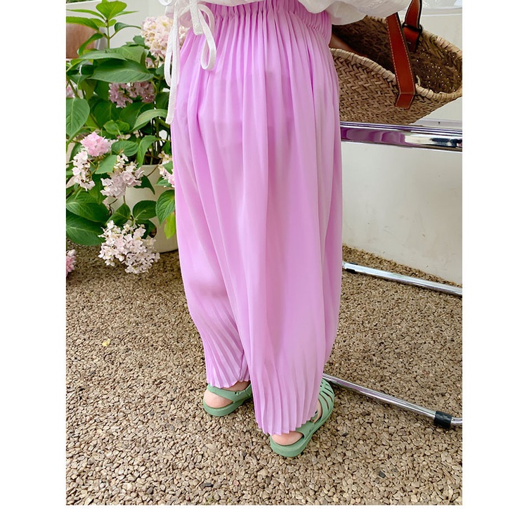 [Babycat] Hàng Có Sẵn Quần Ống Rộng Chống Muỗi Phong Cách Nhật Bản Hàn Quốc Nhật Bản Mới 2022 Mùa Hè Cho Bé Gái