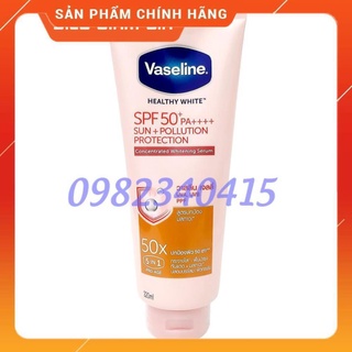 Sữa dưỡng thể trắng da vaseline 50x spf 50+ và 10x thái lan 320ml