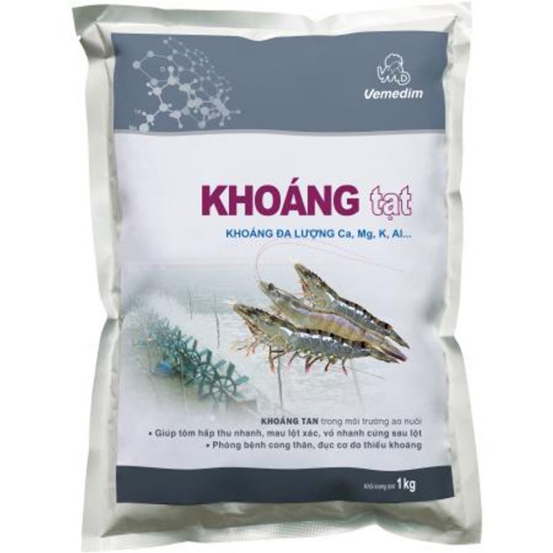 Vemedim KHOÁNG TẠT - Sản phẩm dạng bột chứa các khoáng cần thiết cho nhu cầu tạo vỏ.
