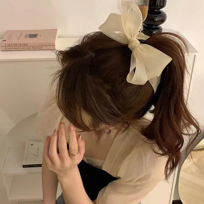 Kẹp Tóc Đuôi Ngựa Hình Nơ