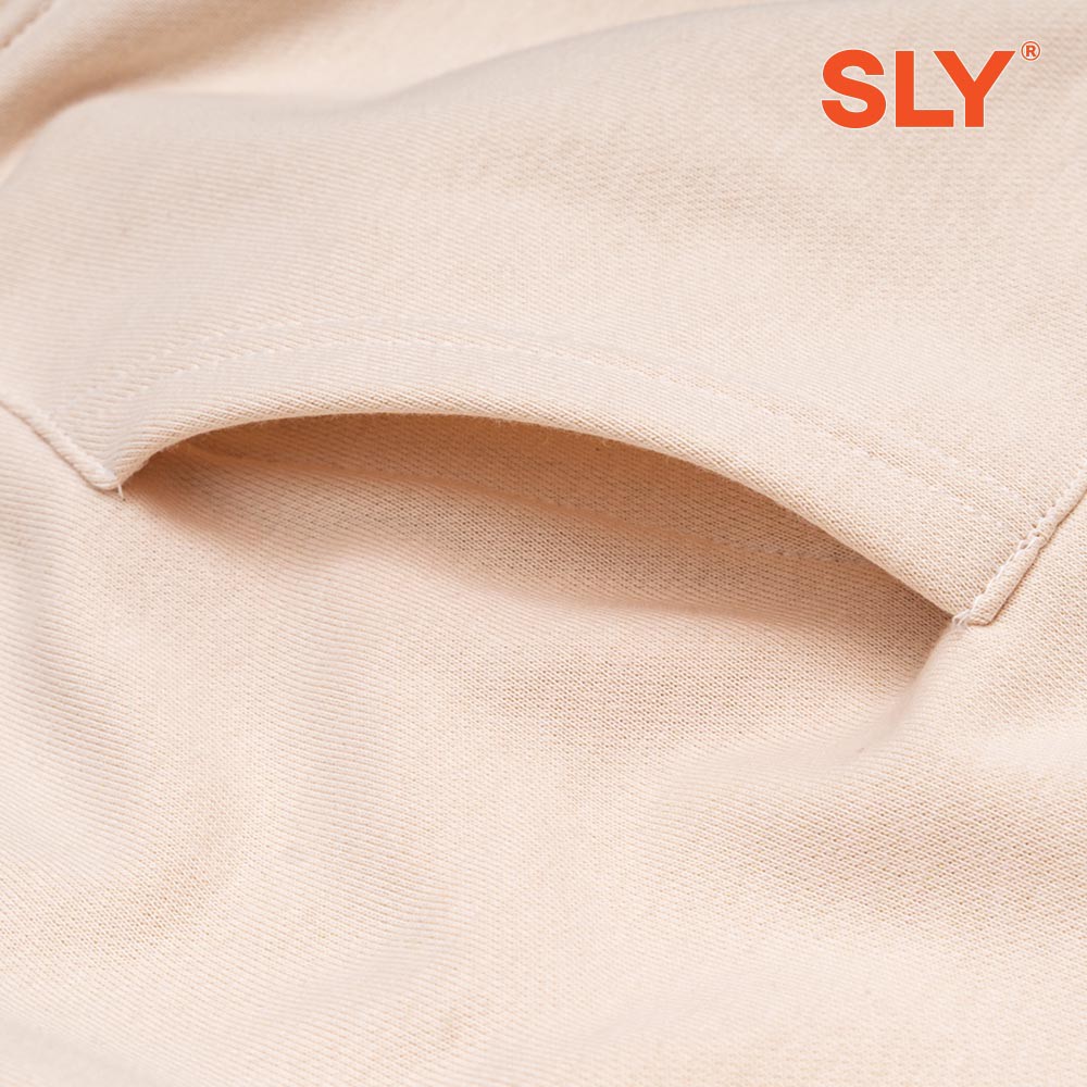 Áo Hoodie Nỉ Chân Cua SLY Sticker màu Tan | BigBuy360 - bigbuy360.vn