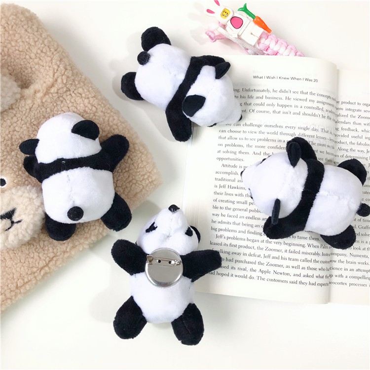 Móc gắn gấu trúc nhỏ xinh có kim gài