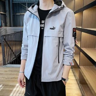 Áo Khoác Thể Thao Puma Chống Gió Có Mũ Trùm Đầu Vải Mỏng Thời Trang Mùa Xuân Hè