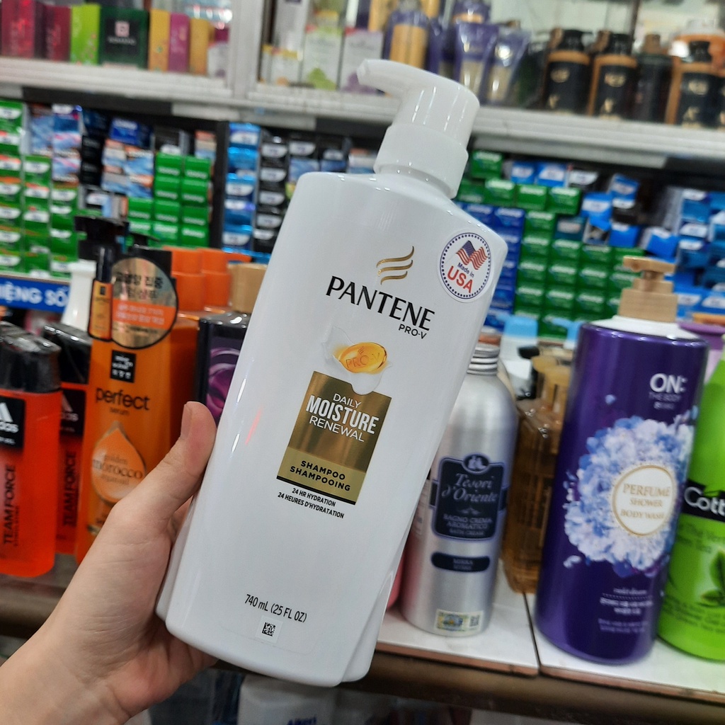 Dầu Gội Pantene Pro-V Daily Moisture Renewal 740ml