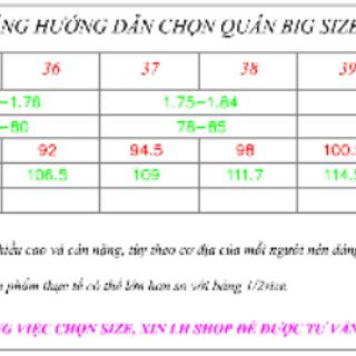 QUẦN DÀI KAKI NAM BIG SIZE