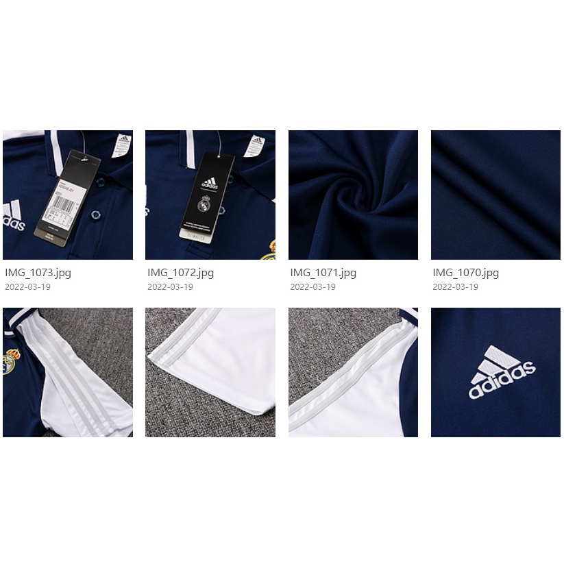 Áo Thun Bóng Đá POLO Real Madrid 2022/23 Cho Nam