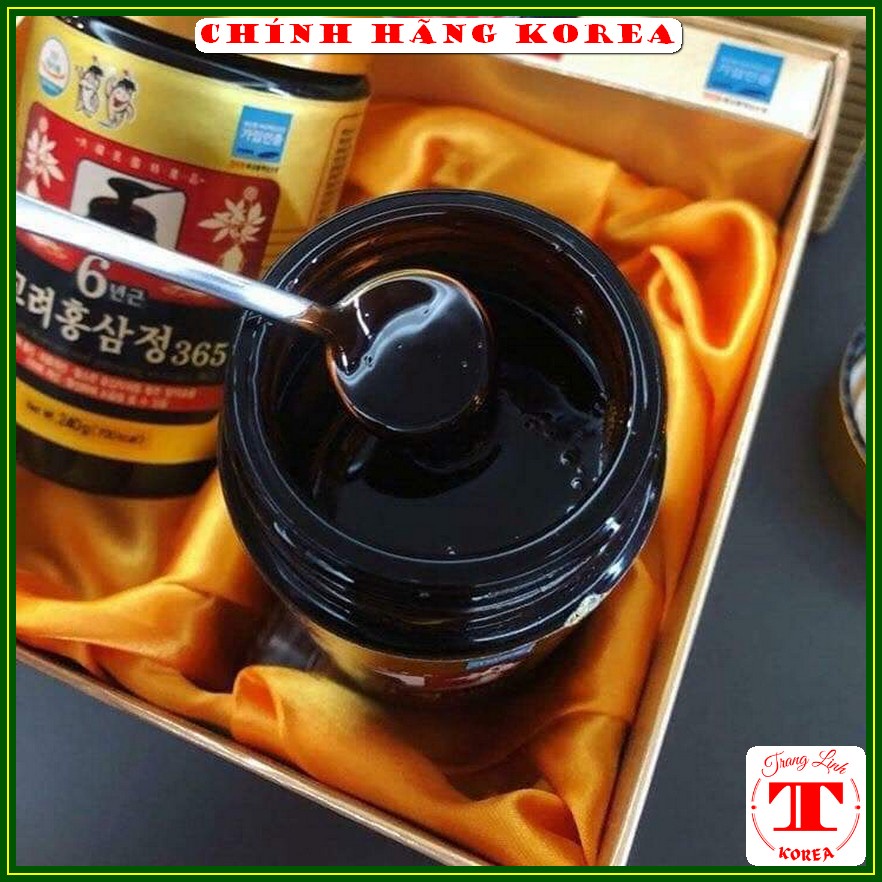 Cao hồng sâm 365 hàn quốc, hộp 2 lọ - Cao sâm hàn quốc Korean 6 Years Red Ginseng Extract Gold, tranglinh