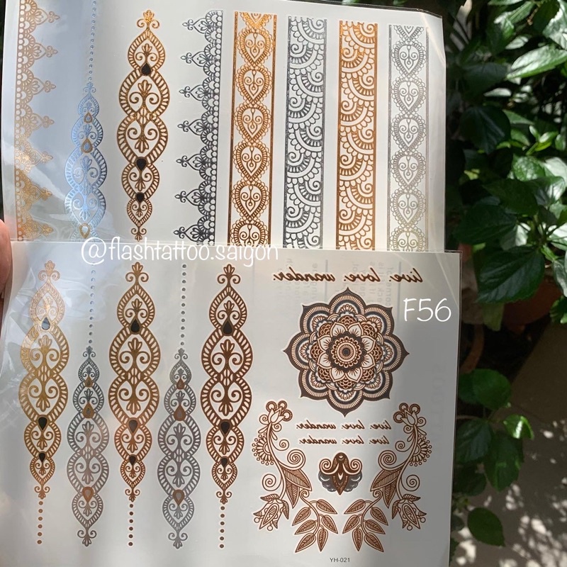 Flash tattoo Hình xăm ánh kim đi biển & Fes vô nước thỏai mái 💕✨