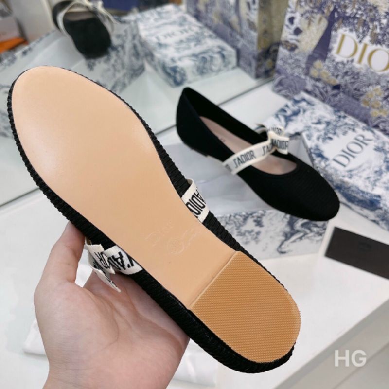 H Giày Bệt Da Gân Mềm Êm Quai Nơ Trắng Fullbox Bill Túi Hãng Cao Cấp