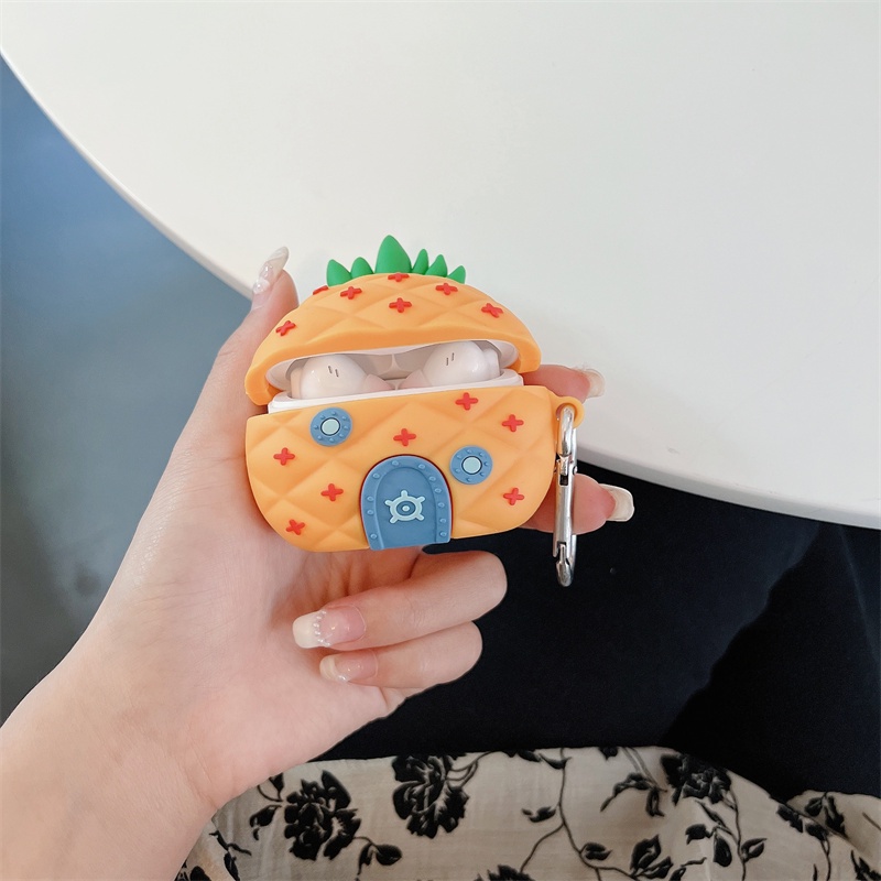 Vỏ Bảo Vệ Hộp Sạc Tai Nghe bluetooth Không Dây Baseus Bowie M2 Bằng Silicon Mềm Họa Tiết Hoạt Hình 3D Dễ Thương