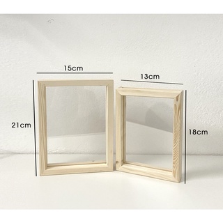 Khung ảnh gỗ trong suốt tự làm khung quà tặng handmade