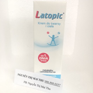 Kem dưỡng ẩm Latopic cream 75ml