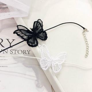 Vòng Cổ choker Ren Mặt Hình Bươm Bướm Xinh Xắn