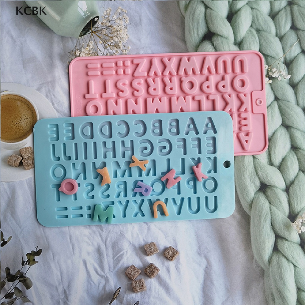 Khuôn Silicone Làm Bánh Hình 26 Chữ Cái Và Số 3D
