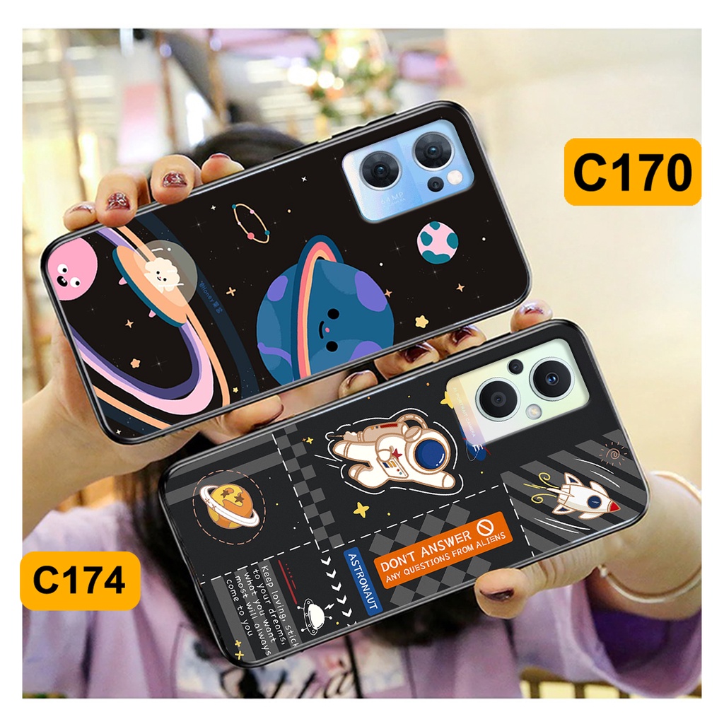 Ốp Oppo Reno 7 4G - Reno 7 5G / Reno 7Z 5G in hình astronaut, phi hành gia vũ trụ hottrend, độc đáo, cá tính.