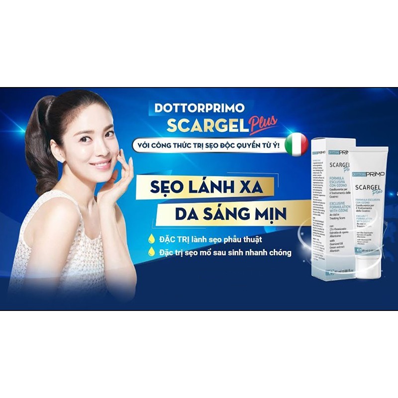 Gel Dottor primo Scargel Plus - Hỗ Trợ Ngăn Ngừa Quá Trình Hình Thành Sẹo Ngay Từ Ban Đầu