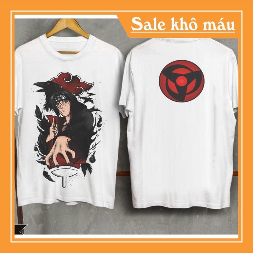 SALE- [Kèm Voucher FreeShip] Áo Thun ANIME UCHIHA ITACHI ANIT01 | Áo ITACHI  | ITACHI tay ngắn NHIỀU