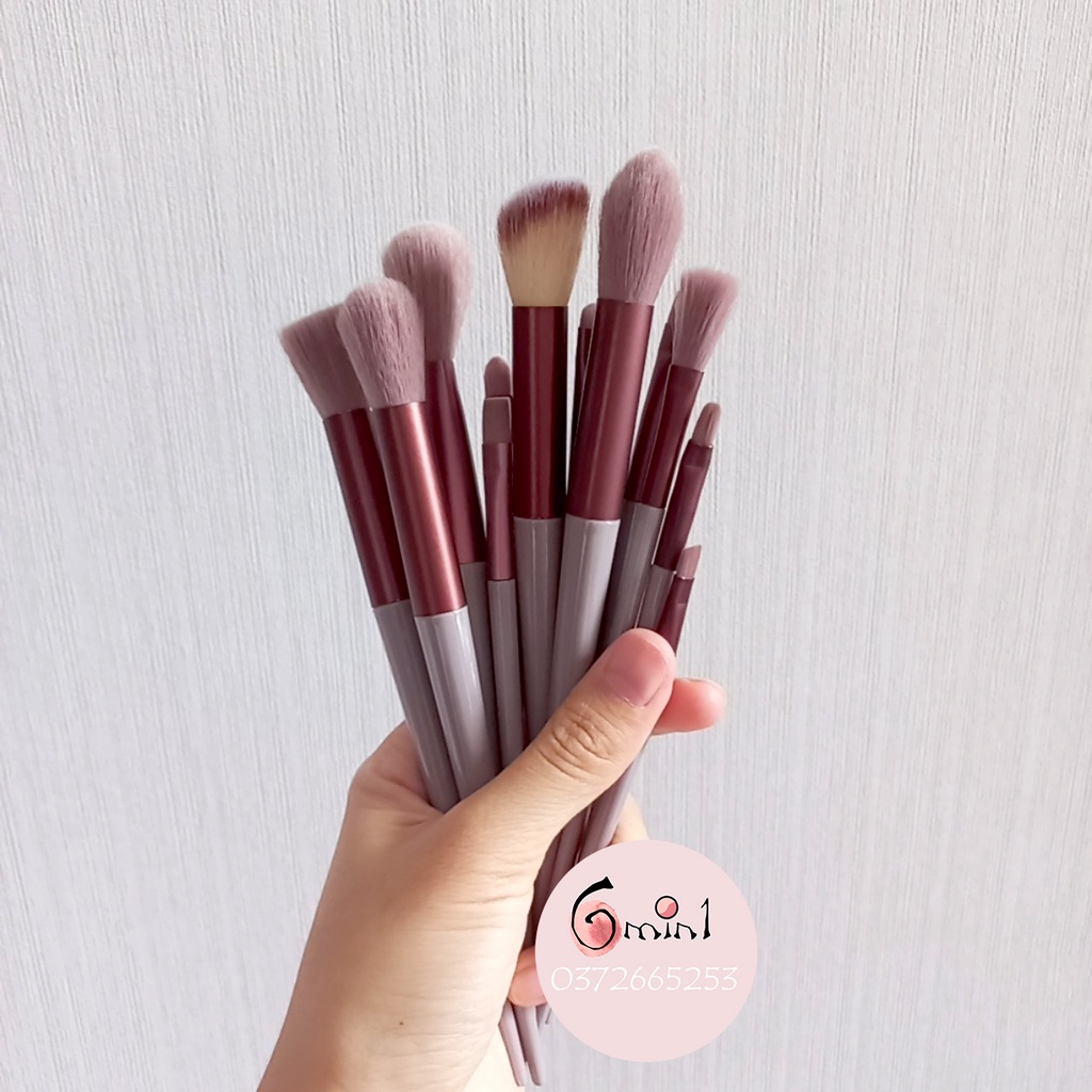 Bộ Cọ Trang Điểm 13 Cây Tiện Dụng Cho Makeup Hàng Ngày