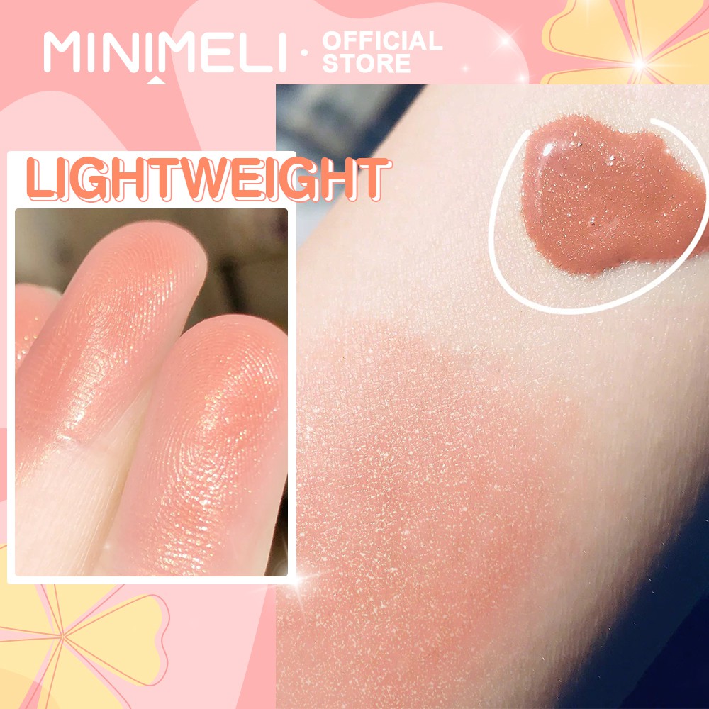 Kem Bắt Sáng MINIMELI Dạng Lỏng Lâu Trôi Kích Thước Nhỏ Gọn Tiện Dụng 6ml