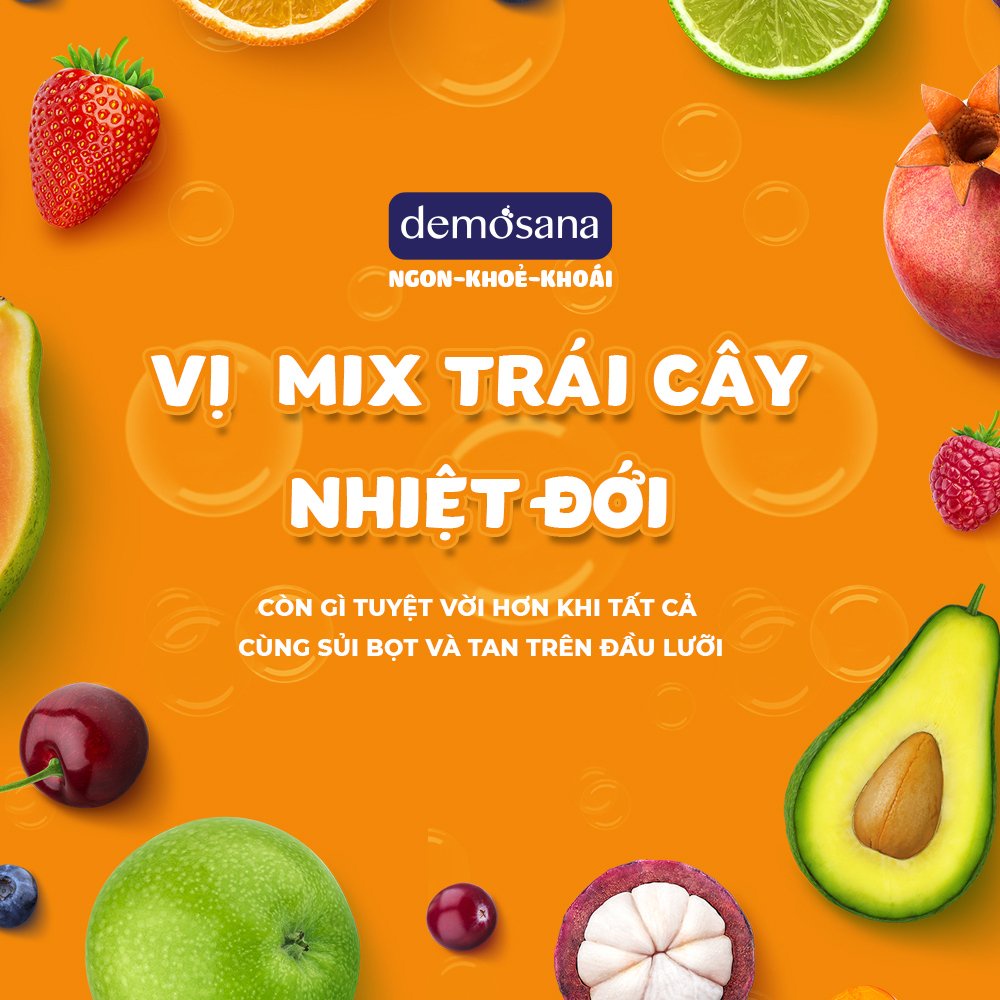 Viên sủi bổ sung 23 Vitamin và khoáng chất cần thiết cho cơ thể DEMOSANA SỦI VITAMIN A-Z VITAL