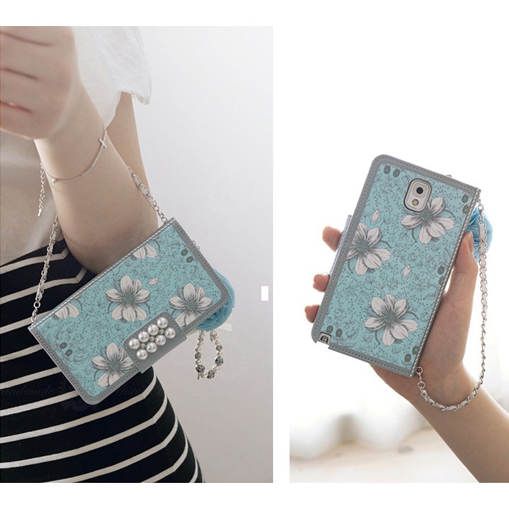 Bao da dạng ví hoa cho iPhone 6 6s 7 8 plus X | BigBuy360 - bigbuy360.vn