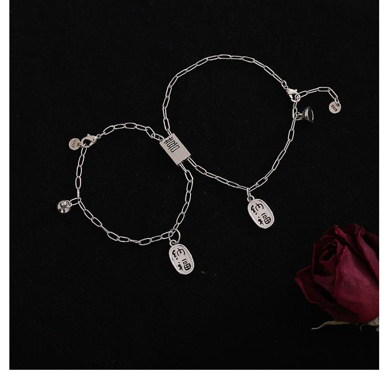 (Order) Vòng tay đôi tình duyên XÍCH NAM CHÂM tình yêu bản mới