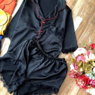 Đồ bộ satin lụa đùi
