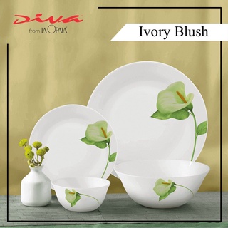Bộ 6 chén chấm thủy tinh Diva Ivory I.B (La Opala)