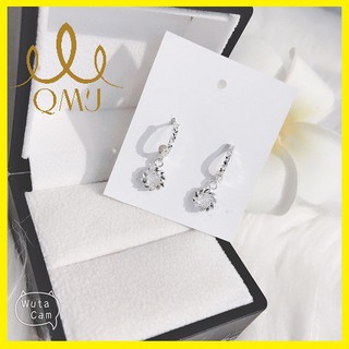 Bông tai bé 💖FREESHIP Giảm 20K Khi Nhập [ DAYC20KM - Bông tai xoáy đá cho bé yêu bạc 925 cao cấp, bạc chuẩn 100%