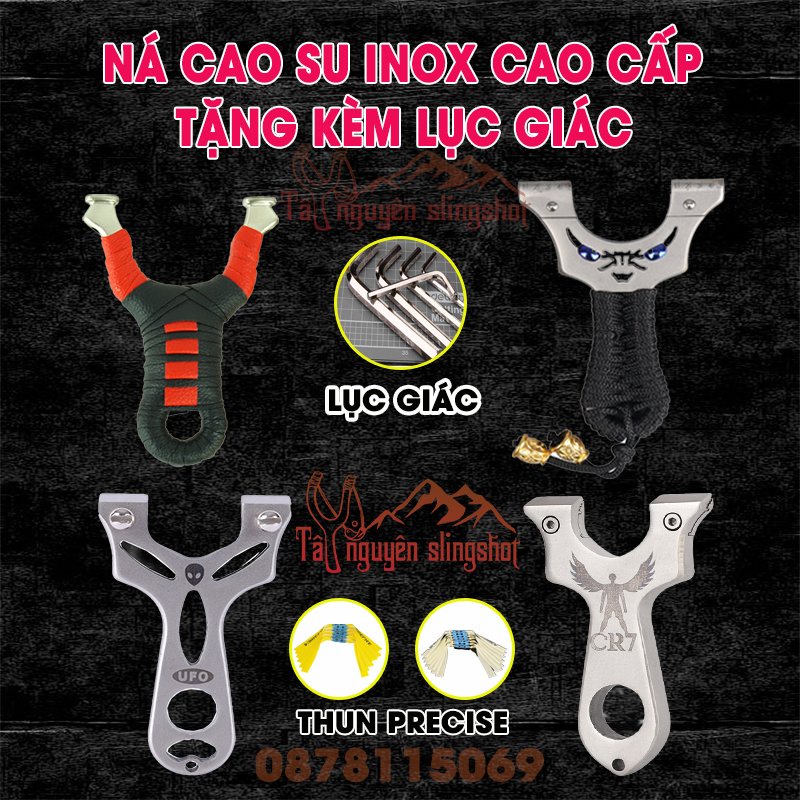 [Siêu Hot] Ná cao su siêu chất - Tặng phụ kiện dây thun chính hãng precise, lục giác đa năng vặn ốc dễ dàng