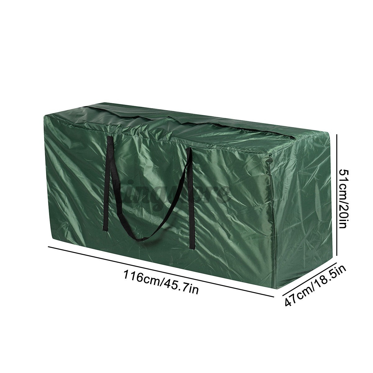 Large Waterproof Christmas Tree Storage Bag Grey Outdoor Garden Zipper Furniture