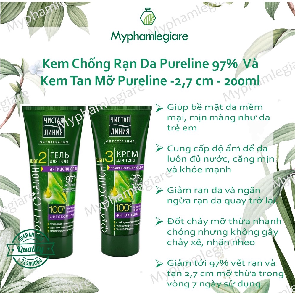 Kem rạn Pureline 97% _ Kem tan mỡ purline