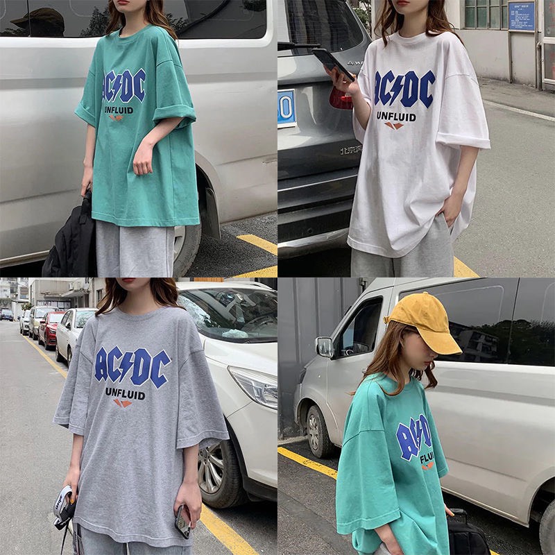 Áo thun tay lỡ form rộng ACOC basic cực chất