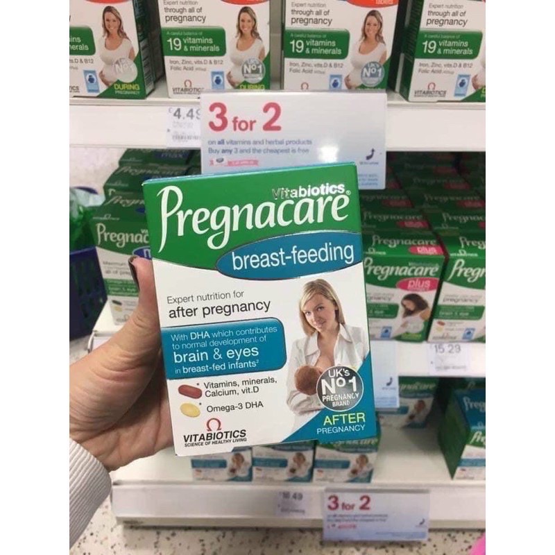 (Hà Nam)Vitamin Bú / Bầu của Pregnacare Anh