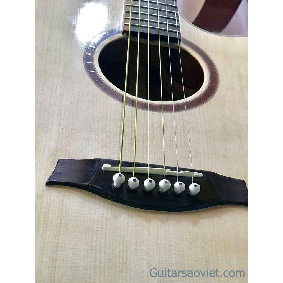 Đàn Guitar Acoustic HD-17SV có EQ full solid(Full phụ kiện guitar Sao Việt bảo hành 24 tháng)