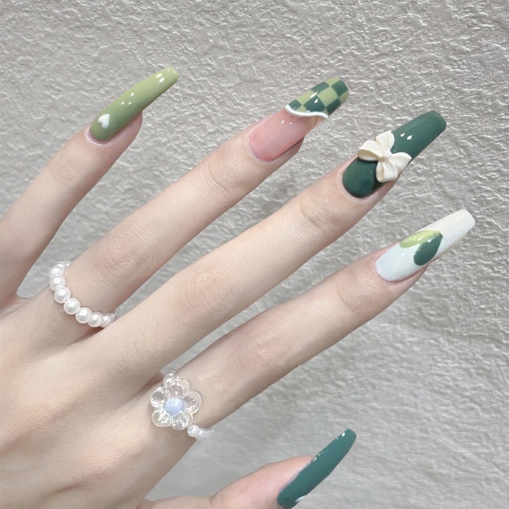 Bộ 24 Móng Tay Giả 24 Móng Tay X41