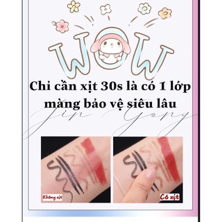 Xịt make up kim tuyến