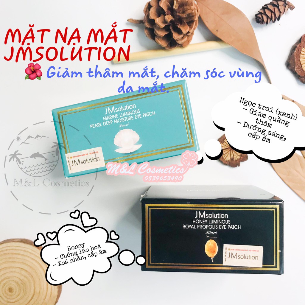 Mặt nạ dưỡng mắt JMsolution chăm sóc vùng da mắt