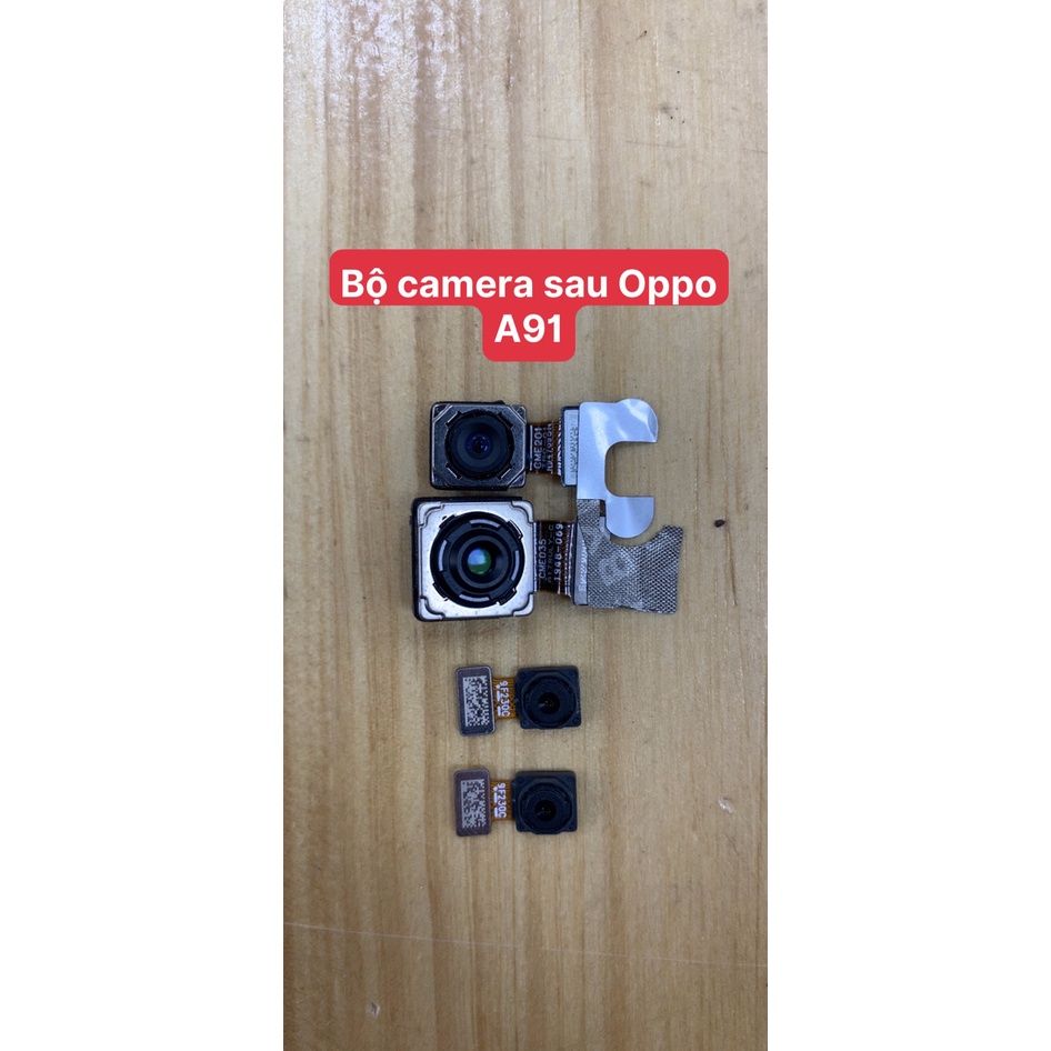 Bộ camera trước, sau Oppo A91 zin bóc máy