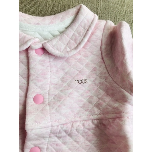 Áo khoác Nous 3-12M cho bé nón tai thỏ