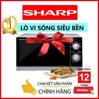 Lò vi sóng Sharp với đường nét tinh tế và hiện đại, Dung tích 20 Lít, Tiết kiệm không gian, Chức năng đa dạng tiện dụng