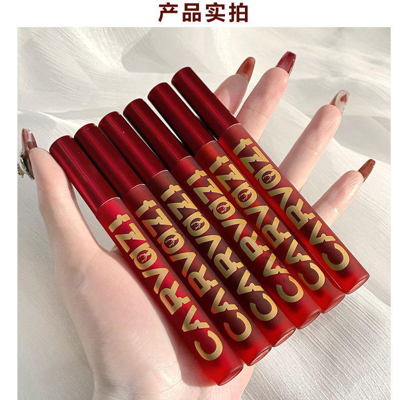 [Hàng mới về] Son kem lì CVZ Mu Se phủ sương bột mịn như nhung chống thấm nước không phai màu có thể trang điểm má