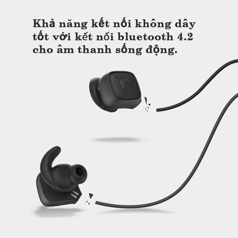 Tai nghe Roman Q6 loại 2 tai kết nối Bluetooth 4.2