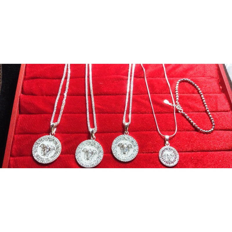 Dây chuyền versace bạc cho nữ