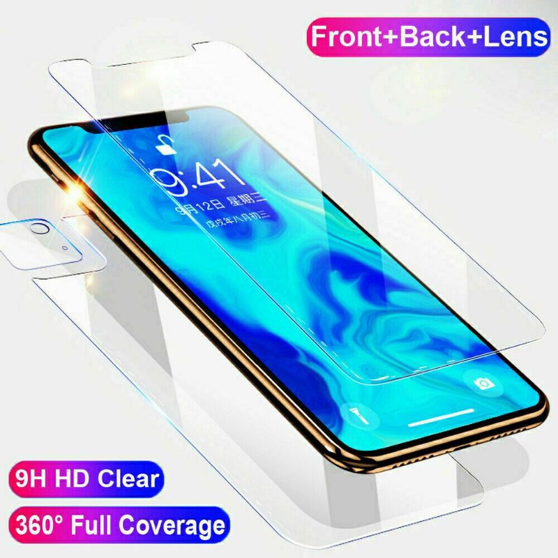 Kính cường lực 9H mặt sau cho iPhone 14 Pro Max, 13 PRO mAX, 12 Mini, 12 Pro Max, 11 siêu bảo vệ lưng máy