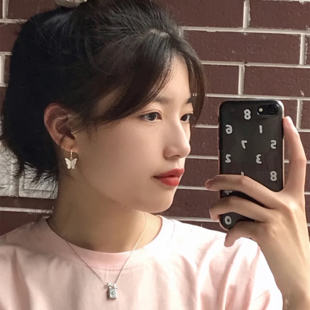 Bông tai thời trang hình bướm kiểu Hàn Quốc ngào duyên dáng