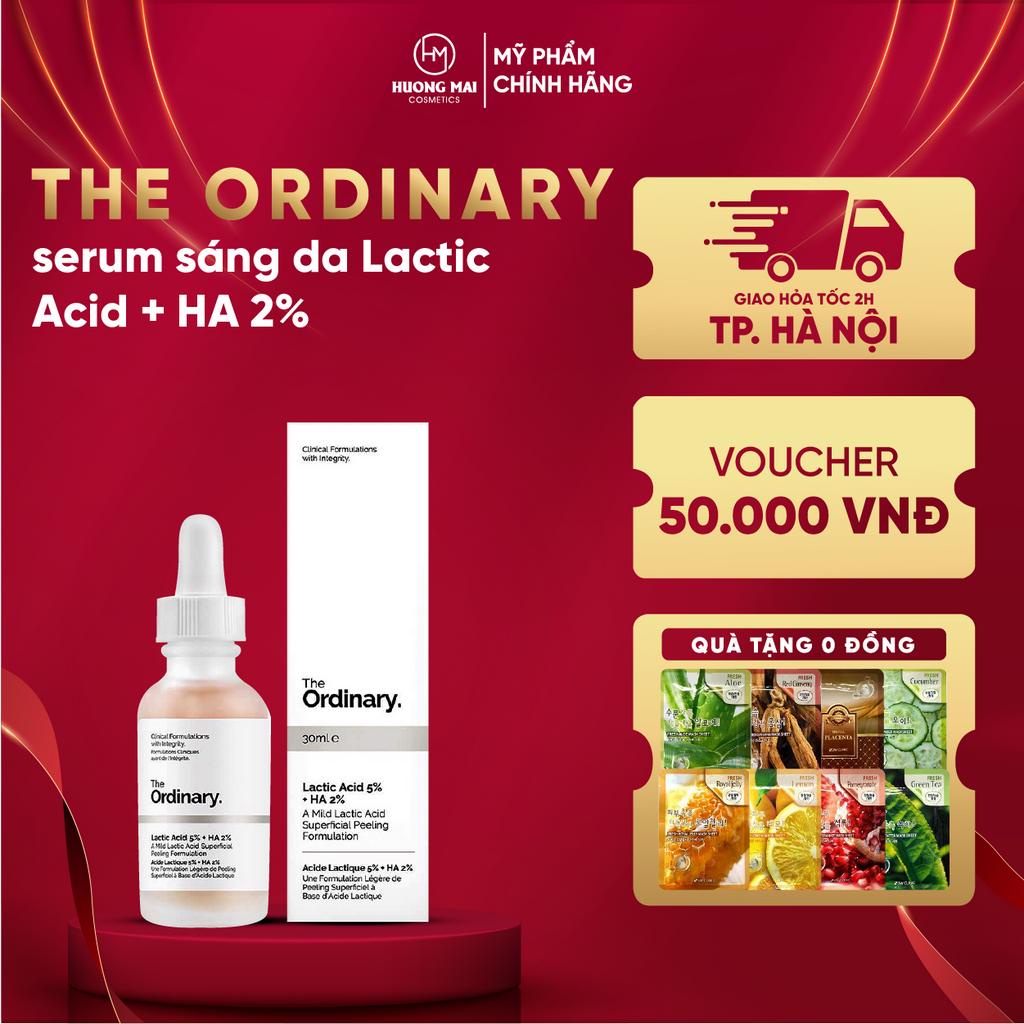 Bill Anh - The Ordinary Latic Acid 5% + HA 2% ngăn ngừa mụn ẩn, sáng da